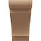 Ekena Millwork 5-inch W x 10-inch D x 10-inch H Olympic Rough Cedar Woodgrain TimberThane Knee Brace, Primed BRCUR05X10X10OLYRCPR - alternate 3